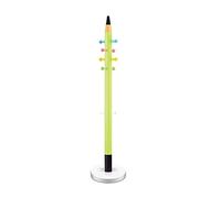 Attaccapanni da Terra Cappotto PVC Supporto da Pavimento Coat Rack Creativa Matita Sveglio di casa Appendiabiti Clothes Cappello Appeso Rack di stoccaggio Hanger Camera Durevole (Color : Green)