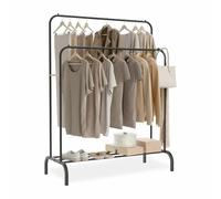 Attaccapanni da Terra Newlux Hangy Duo 30 Nero Metallo 115 x 50 x 150 cm