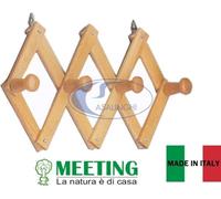 Attaccapanni in Legno Estensibile Varie Dimensioni Salotto Corridoio Ufficio