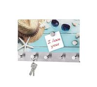 Attaccapanni In Vetro Temperato Spiaggia