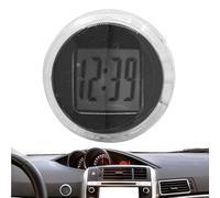 Attaccare all'orologio per il cruscotto dell'auto, orologi per auto per il cruscotto si accende - Piccolo orologio di ventilazione digitale dell'orologio - Decorazione del cruscotto adesivo Orologio