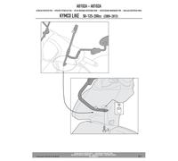 ATTACCHI A6102A PER PARABREZZA KYMCO Like 50-125-200i 2013 2014 2015 2016 GIVI