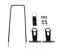 Attacchi Anteriore Bici in Acciaio Nero per Cesto - Compatibile Sterzo 1" & 1 1/8"