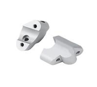Attacchi Manubrio Moto Per Multistrada Per V4 S Per V4S Per Per Pikes Per Peak Per Rally Moto Manubrio Riser Innalzamento Morsetto Montaggio(Silver)