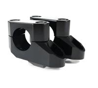 Attacchi Manubrio Moto Riser Manubrio 28 Mm 1 1/8'' Offset Universale Con Spostamento Posteriore Verso L'alto(Black)
