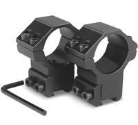 ATTACCHI MEDI ANELLI OTTICA 1" CARABINA ARIA COMPRESSA AIRGUN CANNOCCHIALE