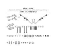 Givi A6109A Attacchi Parabrezza KYMCO