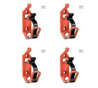 Attacchi Per Barre Portatutto Supporto for pala, 2/4 pezzi, for portapacchi auto, con morsetto a sgancio rapido, for pala, ascia, staffa di montaggio a parete for auto, rimorchio, camper, barca Kit Fi