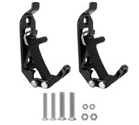 Attacchi Per Barre Portatutto Supporto for pala da 2 pezzi for portapacchi da tetto in lega di zinco, supporto a sgancio rapido, kit di montaggio for garage, camion, staffe di montaggio a parete Kit F