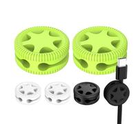 Attacchi per Cavi Doppia Slot in Silicone Adesivo