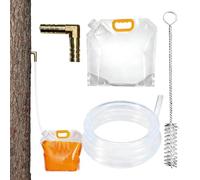 Attacchi per Sciroppo d'Acero,Set da 5 Litri a Forma di L Portatile - Ideale per Esterno, Montagna, Foresta, Campeggio, Fattoria,per Escursioni, Campeggio, Fattoria, Giardino, Cucina