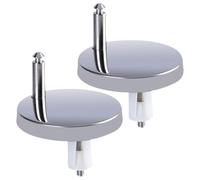Attacchi Superiori Per Wc A Foro Cieco - 2 Pezzi Ricambi Per Cerniere Del Water - Facile Installazione con Bulloni per Bagno Casa Hotel Appartamenti