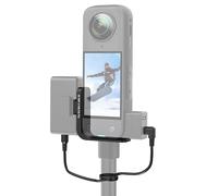 Attacco a Slitta Fredda per Insta360 X5, Supporto Microfono Wireless per DJI Mic 2, Staffa di Prolunga da 1/4", Adattatore Supporto Audio Ricevitore MIC