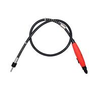 Attacco adattatore albero flessibile da 3 mm, cavo di prolunga flessibile per trapano compatibile per utensili per la lavorazione del legno Dremel (rosso)