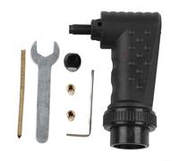 Attacco angolare a 90 gradi per Dremel 4000 3000 8200 275, accessori per ingranaggi ad angolo retto in metallo e plastica, nero