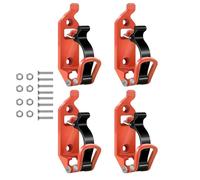 Attacco Badile per Camion | Sgancio Rapido 4 Pezzi Di Staffe Per Ascia,Rastrelliera da Parete Attrezzi e Portapala da Portapacchi,per Garage Barca Esplorazione Veicolo Multiuso SUV Furgone Rimorchio