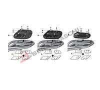 ATTACCO BAULETTO BAGAGLIO MOTO PER BMW R1200 RT 09>13 K1200 GS >07 SHAD W0RT19ST