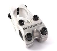 Attacco BMX KHE Argento 1 1/8" 22,2mm 7005 Alu 264g Topload 50mm