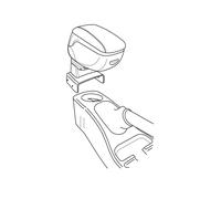 Lampa Attacco bracciolo 56082 compatibile con Ford Tourneo Connect 2002-2013 su misura