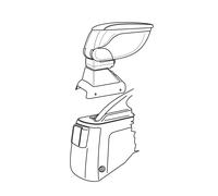 Lampa Attacco bracciolo compatibile con Honda Civic 4p (01/01>04/06) su misura