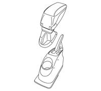 Lampa Attacco bracciolo - compatibile per Nissan Micra (11/10>02/17)