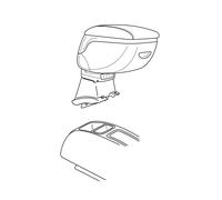 Lampa Attacco bracciolo compatibile per Opel Agila (05/00>01/08) su misura abbinabile