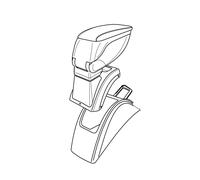 Attacco bracciolo - compatibile per Renault Megane II 3p (10/02>10/08) - Re...