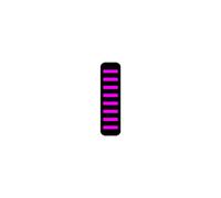 Attacco cavo ProGuard - anteriore - adesivo - standard - magenta