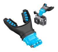 Attacco Clip per Fotocamera - Morsetto per Fotografia,Boccaglio in Silicone Multi-Angolo Portatile per Video Cucina, Sport Subacquei e Riprese in Surf