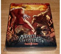 ATTACCO DEI GIGANTI 3ª STAGIONE COMPLETA 38-59 NUOVO 3 BLU-RAY+LIBRO R2