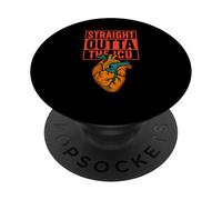 Attacco di cuore dritto fuori dalla chirurgia degli uomini freddi di ICU Recove PopSockets PopGrip Adesivo
