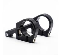 Attacco diretto per forcelle a doppia corona, progettato per mountain bike DH con diametro del morsetto del manubrio da 35 mm e sollevamento stelo 27 mm, struttura in lega di alluminio lavorata a CNC