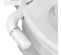 Attacco for bidet Attacco for sedile WC ultrasottile Doppio ugello Bidet Pressione 'acqua regolabile Spruzzatore anale non elettrico(1-2 RU IL BR CL Asia)