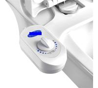 Attacco for bidet Attacco for sedile WC ultrasottile Doppio ugello Bidet Pressione 'acqua regolabile Spruzzatore anale non elettrico(1-2 Asia AU RU BR CL)