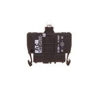 Attacco LED rosso 12-30V morsetto AC/DC RMQ titanio 216573