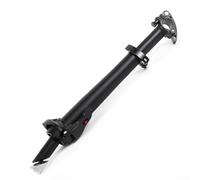 Attacco manubrio bici pieghevole sinistro 25,4 mm per stoccaggio compatto | Gamma telescopica da 110 mm, altezza di guida personalizzata, pieghevole a sinistra, compatta, costruzione in lega