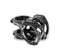 Attacco manubrio cavo per bicicletta, 0 gradi, distanza tra i fori di 35 mm, lunghezza corta 40 mm in lega di alluminio 6061 per una migliore maneggevolezza della bici da discesa (nero)