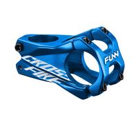 FUNN Crossfire - Supporto per mountain bike con manubrio da 35 mm, attacco per bicicletta in lega, resistente e leggero, per mountain bike e BMX, lunghezza 50 mm (blu)