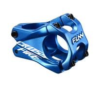 FUNN Crossfire Attacco Manubrio per Mountain Bike e BMX - Lega Leggera e Resistente, Morsetto 35mm (Blu)