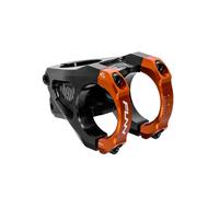 FUNN Equalizer Attacco Manubrio per Bicicletta Senza Rialzo - Lunghezza 50mm con Morsetto Manubrio da 31.8mm, Attacco Manubrio in Lega Leggera a 0 Gradi per Mountain Bike e BMX Bike (Arancione)