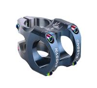 Attacco Manubrio MTB MTB Power STEM Road Bike Mountain Bicycle Bridge Short 35mm Asta Manubrio Tavolo Attacco Regolabile Riser 31 8 Ciclismo(Grey-Titanium)