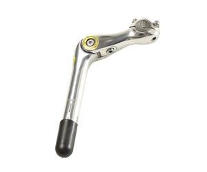 Attacco manubrio MVTEK 25.4x105mm alluminio argento regolabile