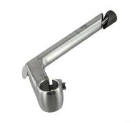 Attacco manubrio per bici compatibile con 22 2 mm/25 4 mm, forma a collo di cigno, lega di alluminio, lunghezza anteriore 80 mm, centro 180 mm per una guida confortevole (80 x 25,4 x 22,2 x 180 S)