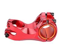 Demeras Attacco Manubrio per Bici da 17 Gradi Attacco Manubrio per Tubo da 31,8 mm in Lega di Alluminio per Mountain Bike(Rosso)