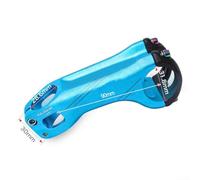 Attacco manubrio per bici da strada e mountain bike, 17 gradi di salita e 31 8 mm morsetto per una migliore aerodinamica (blu)