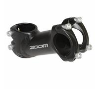 Attacco manubrio per bici da strada e mountain bike Zoom nero con copertura nera