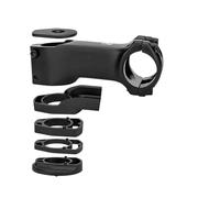 Attacco manubrio per bici in lega di alluminio, angolo regolabile di 7 gradi, lavorazione di precisione, costruzione robusta, cavo integrato per percorrenza su strada, mountain bike, touring