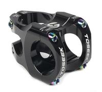 Attacco manubrio per bicicletta con finitura a specchio, lunghezza 35 mm, per manubrio da 31,8 mm e tubo sterzo da 28,6 mm, ideale per configurazioni DH AMEnduro (colorato)