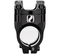 Attacco manubrio per bicicletta MTB, 33 mm, in lega di alluminio lavorato a CNC, leggero, morsetto per manubrio per una vestibilità sicura e un migliore controllo della guida (nero)