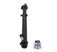 Attacco manubrio pieghevole, altezza regolabile 303 - 460 mm, con blocco a sgancio rapido e meccanismo di piegatura sinistra, adatto per manubri da 25,4 mm e forcella anteriore da 28,6 mm (con vite